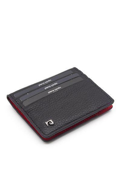 Pierre Cardin Black-Red Men's Leather Wallet 0205S7K