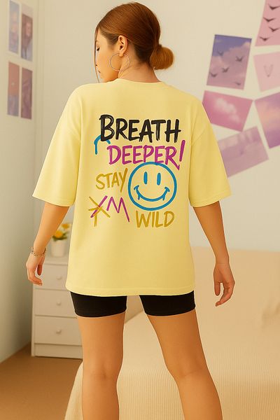BENROMA 1 produs este un cadou pentru achiziții de 6 și mai sus Tricou imprimat supradimensionat