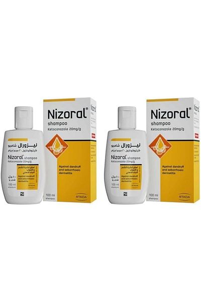 Nizoral Shampoo Anti-Dandruff 100ml (Pack of 2)