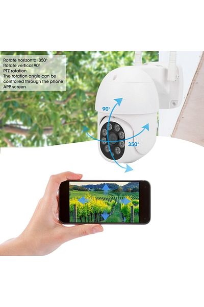divendi-ro IP Surveillance Camera, WiFi, 5MP, Bi-directional Communication, Motion Sensor