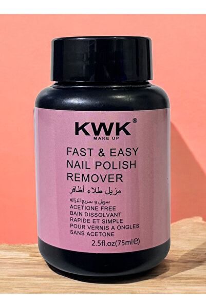 KWK مزيل مناكير بإسفنجة إزالة فورية بدون فوضى