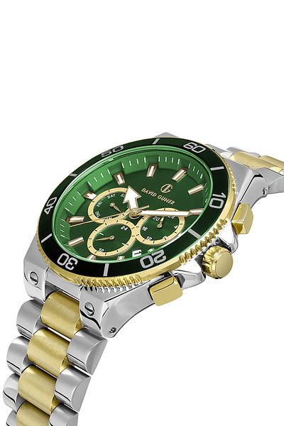 DAVID GUNER Steel Cord Steel Case Men's Wristwatch