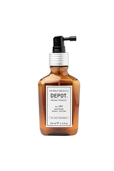 DEPOT No.209 Soothing Scalp Lotion Erkeklere Özel Hassas Baş Derisi Yatıştırıcı Sprey Losyon 100ml