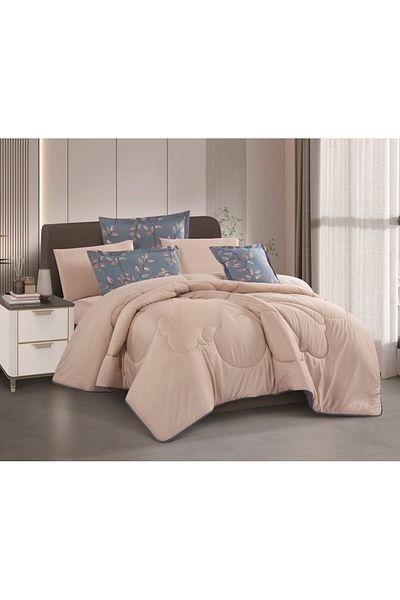 HOURS Horse Comforter Set, 7 Pieces, Double-Sided, Floral, Moira-03 Pillowcase