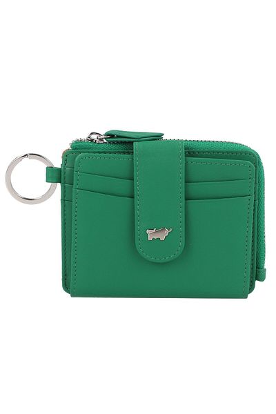 Braun Büffel Joy Credit card case RFID protection Leather 11 cm