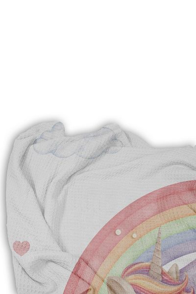 Bebişim Halı Cute Pony Single Child Pique Pillow with Case