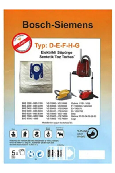 BOSCH-SİEMENS TYP:D-E-F-H-G