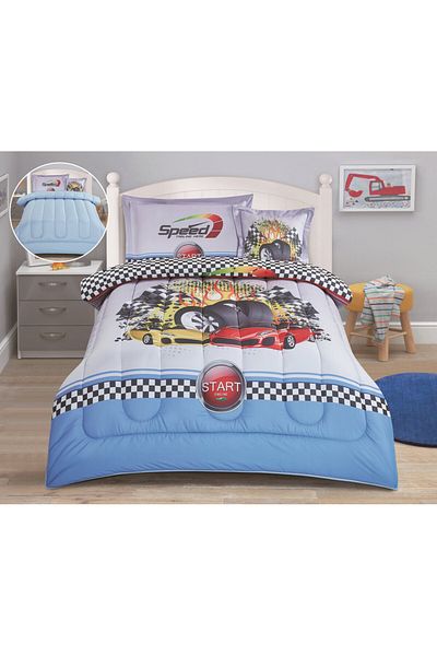 HOURS Horse Kids Modern Graphic Quilt Set 4 Pieces