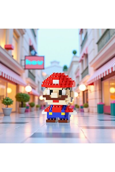 Bricks | Pinkyday | Süper Mario – Sürpriz Hediyeli 3D Yapboz Mini Blok Seti – Sunster Company™ (162 Parça)