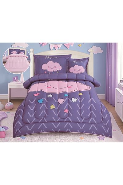 HOURS Horse Kids Modern Graphic Quilt Set 4 Pieces