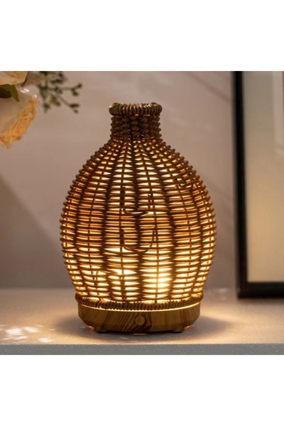 divendi-ro Umidificator pentru aromaterapie cu lumină, 120x160x120mm, 80ml, 5...