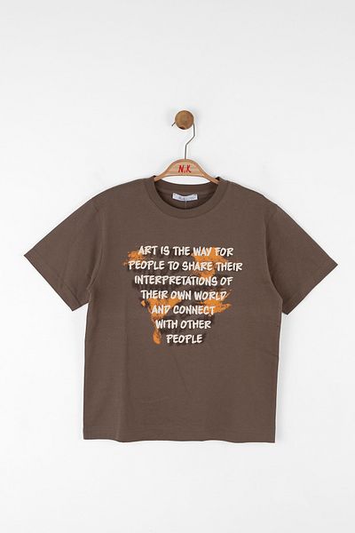 NK WORLD TSHIRT 48373 ΚΑΦΕ ΑΡΧΕΙΟ