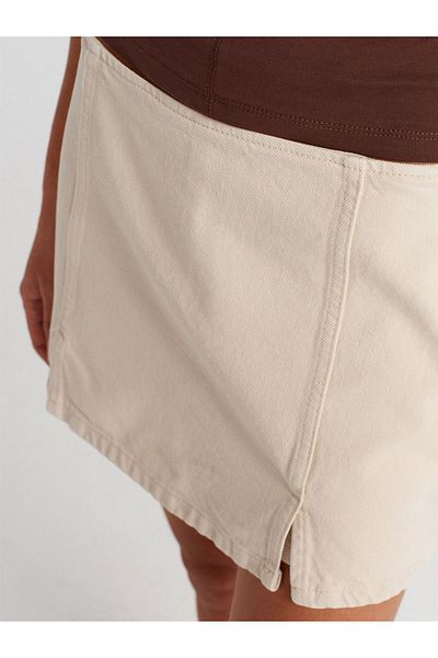 Dilvin 72018 Shorts Denim Skirt