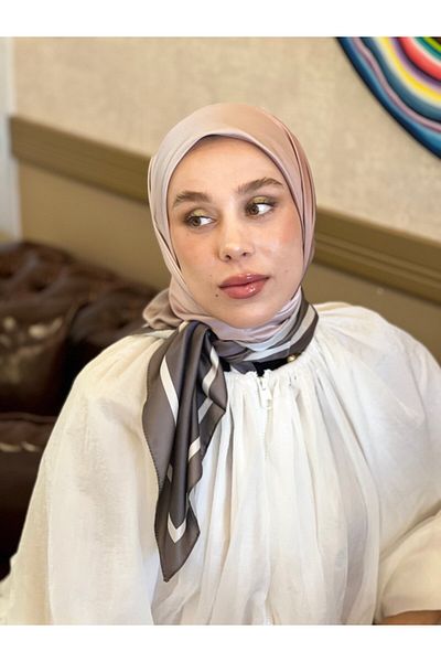 Modakaşmir Φουλάρι Tanca με ξεθωριασμένο σχέδιο
