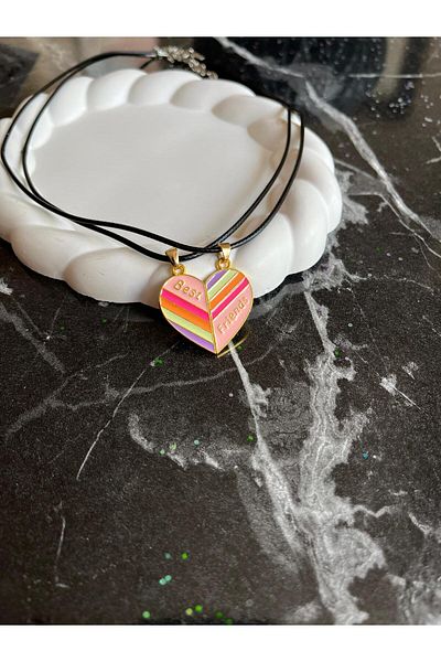 EMKSHOP Pair of Friendship Necklace Pair Necklace