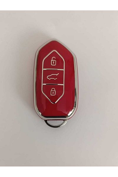 GMA KEYS Togg T10X 3 Keys Smart Nano Protection Key Case Red Silver Silver Color High Quality