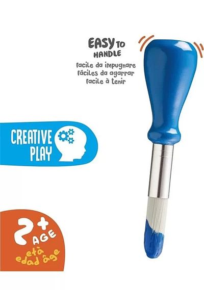 Mu Art Ahşap Jumbo baby brush 2+ years, mixed