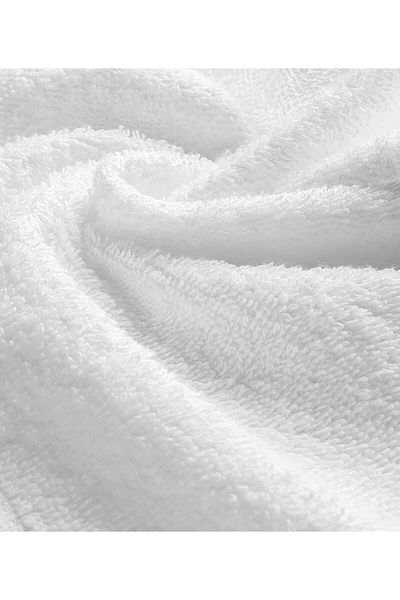 MELONIE Set of 6 White 100% Cotton Hotel Bath Towels 90X150 Cm, Hotel Towels