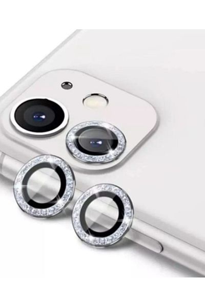 Go Aksesuar زجاج واقي لعدسة الكاميرا متوافق مع iPhone 11 وiPhone 12