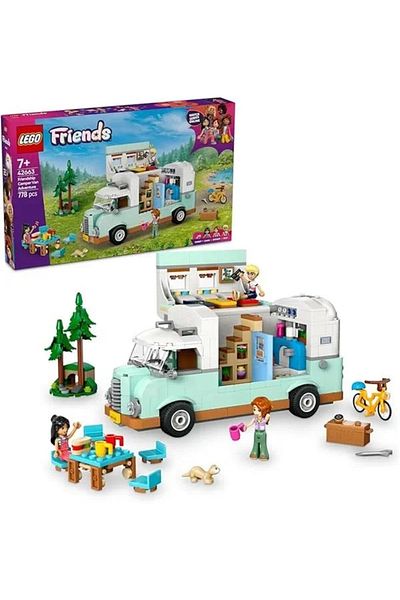 ShopZum Lego Friends Friendship Caravan Adventure 42663 Mini Doll for Boys and Girls Ages 7 and up