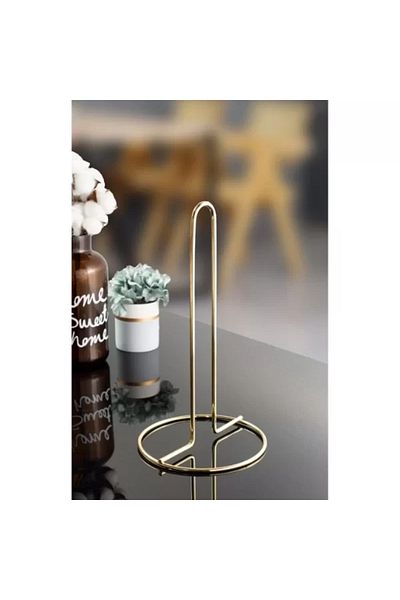 COLLECTİON Bfs Vertical Paper Towel Holder Gold Color