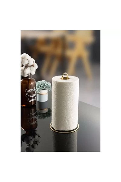 COLLECTİON Bfs Vertical Paper Towel Holder Gold Color