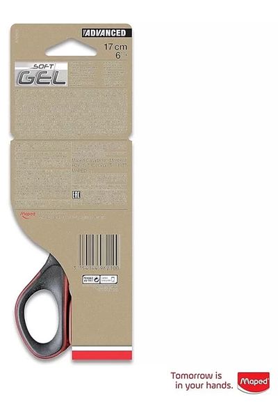 ShopZum 17 Cm Advanced Gel Symmetrical Scissors