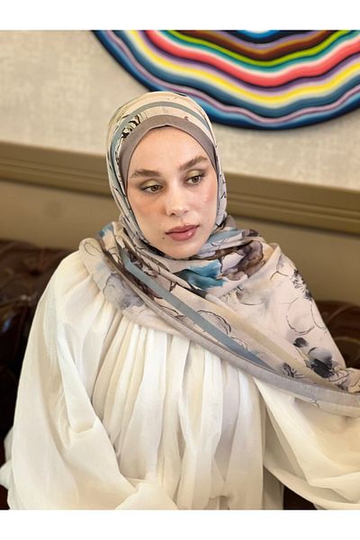 Modakaşmir Pastelia Pattern Lina Shawl