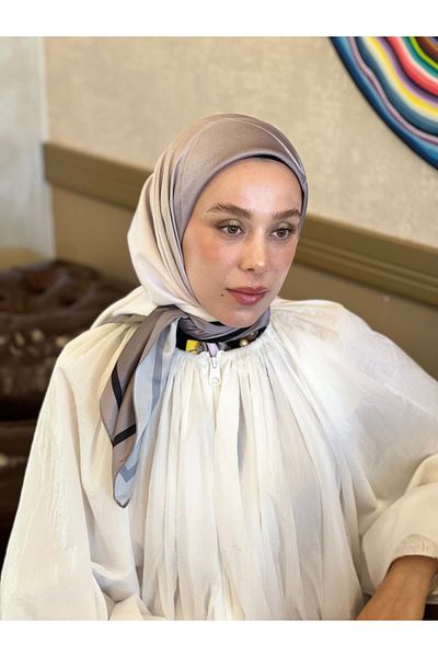 Modakaşmir Φουλάρι Tanca με ξεθωριασμένο σχέδιο