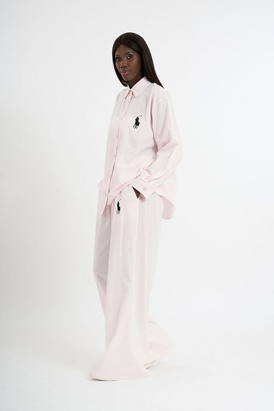 HANIQA Plus Size Summer Double Suit Shirt Pants - 25148