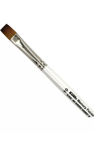 ShopZum Memory Point Synthetic Brush, Flat Tip, Brush No: 10