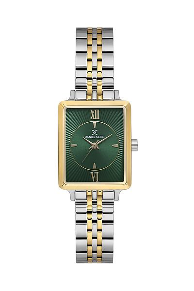Daniel Klein Retro Square Women's Wrist Watch Original 2 Years Warranty