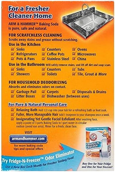 Arm&Hammer Arm & Hammer Pure Baking Soda Multi-Purpose Sodium Bicarbonate 907g