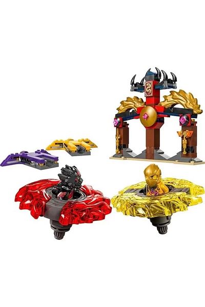 Qedii Lego Ninjago Dragon Spinjitzu Battle Pack 71826-6 2 Ninja Minifigures for Children Ages 6 and up