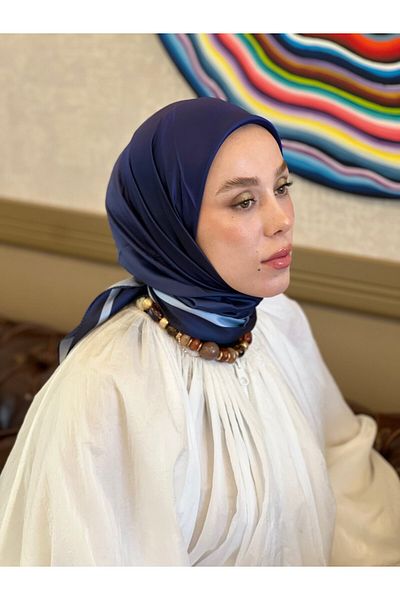 Modakaşmir Φουλάρι Tanca με ξεθωριασμένο σχέδιο