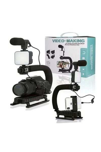 divendi-ro Image stabilizer for phone/camera with remote control and microphone
