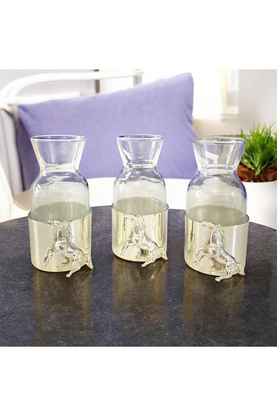 partridge store Metal Body Glass Soft Drink Glass (1 Piece)