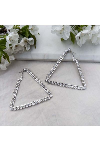 MOONGLOW ACCESSORIES Triangle Hoops
