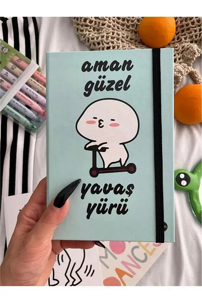 MİNGODAN Фигура и говорещ дизайн за ежедневни еластични тетрадки без подплата