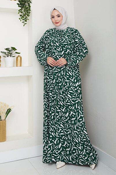 MSK Fashion Μαμά φόρεμα μεγάλου μεγέθους βισκόζης με ελαστική μπροστινή πλευρά