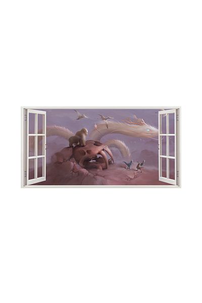 BV Decorative sticker with Dinosaurs, 85 cm, 4305ST