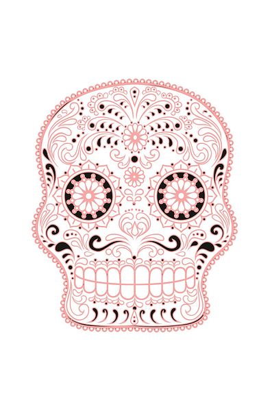 BV Decorative sticker, Skull, 78 cm, 216STK-10
