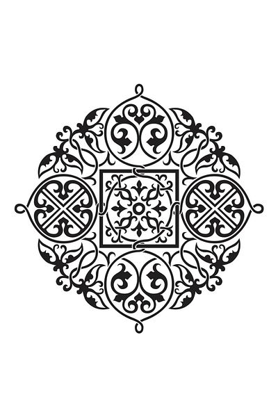 BV Decorative sticker Mandala, 55 cm, 1082STK