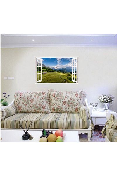 BV Decorative sticker, 3D Window, Sky, 85 cm, 683STK