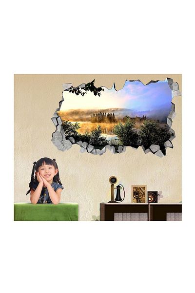 BV Decorative sticker, hole in the wall 3D, Fauna, 85 cm, 161STK-2