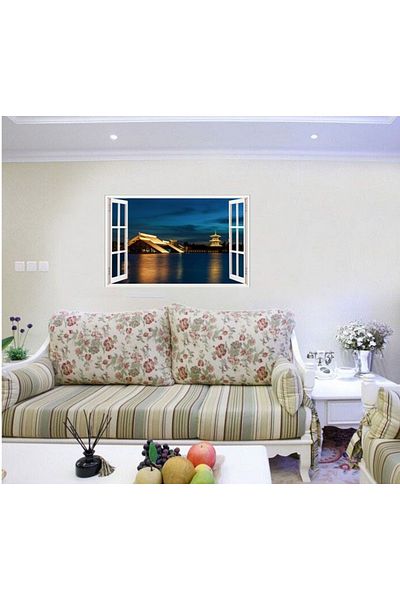 BV Decorative sticker, 3D Window, Large, 85 cm, 697STK