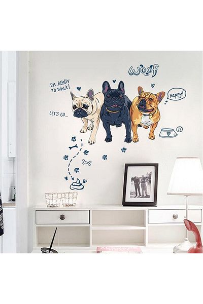 BV Decorative sticker, Dog, Woof, 125 cm, 771STK