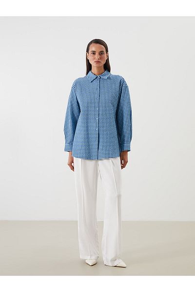 LC Waikiki Plaid Women's Shirt Tunic