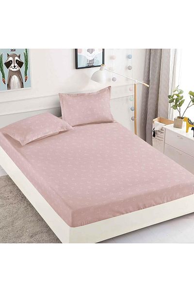 FIONNA.RO Elasticated Duvet Cover and Pillowcases Made of Finet 180x200cm - Mini Floricele