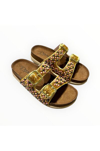 Aldina Nucci Stone Women's Slippers # 1035